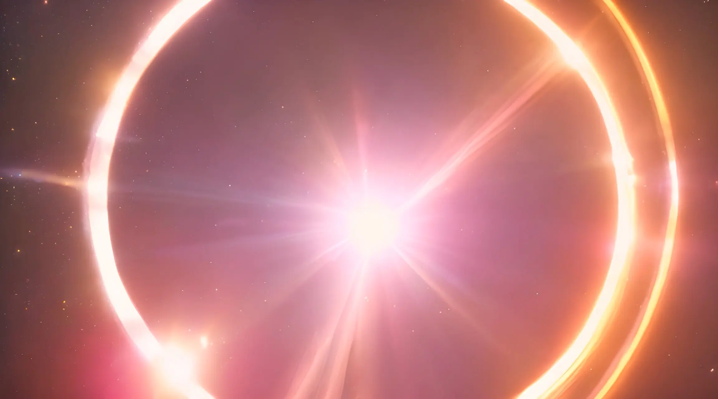Galactic Sunburst Cosmic Light Rays Backdrop Loop